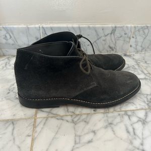 Bottega Veneta Suede Gray Booties Excellent Condition Size 38